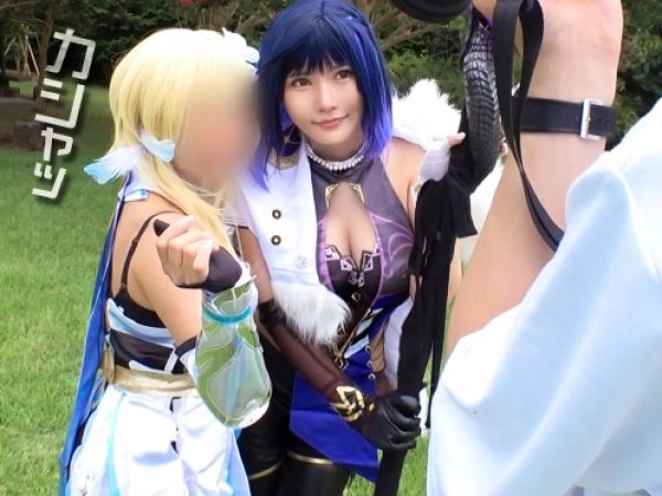 【爆乳レイヤー隠れドスケベ】『もっと激しく…』ホテイン即着衣セックス！発情した肉厚巨尻に密着腰振りで爆乳揺れまくり！！コスプレ美女が本気で乱れる♪♡