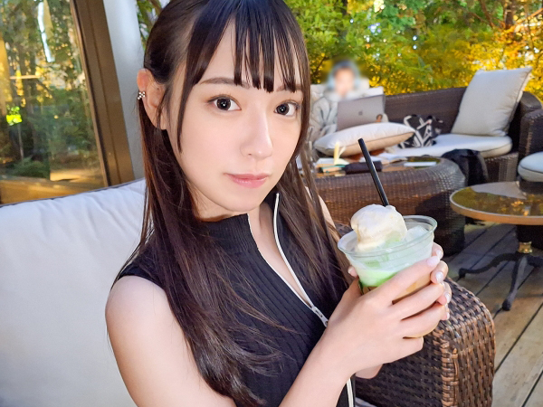 【Jカップ美巨乳お姉さん】『感じちゃう…』黒髪ロングの爆乳美女がパイパンま●こを激しく責められ、対面座位で生チ●ポを挿入！悶絶必至のエロすぎるプレイ♡