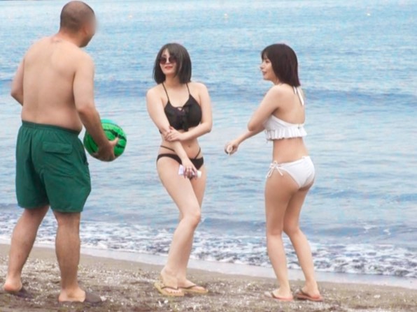 ＜素人×即パコ＞ビキニ姿で色白グラマラス巨乳のお姉さん♫ポルチオ狙いの膣奥責めで快楽解放♡生ハメ鬼突き絶叫マジ逝き昇天♪