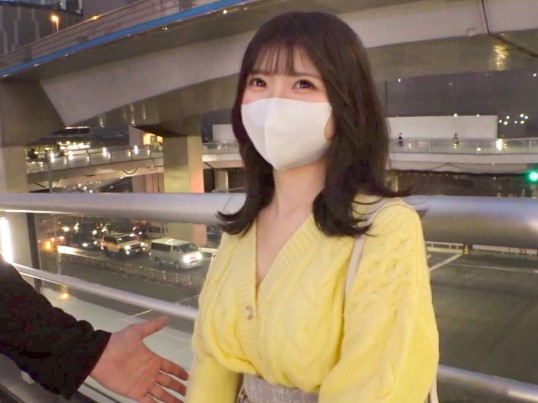 【JDの初撮りSEX】「イっちゃう…♡」大人しい顔の小悪魔がイキ狂う！美巨乳の絶頂SEX！スベスベ美尻に大興奮！